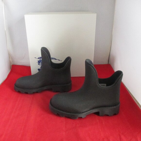 Burberry Men\'s Rubber Ankle Rain Boots $820 - Size EU 36 - Black - #1069 main image 10
